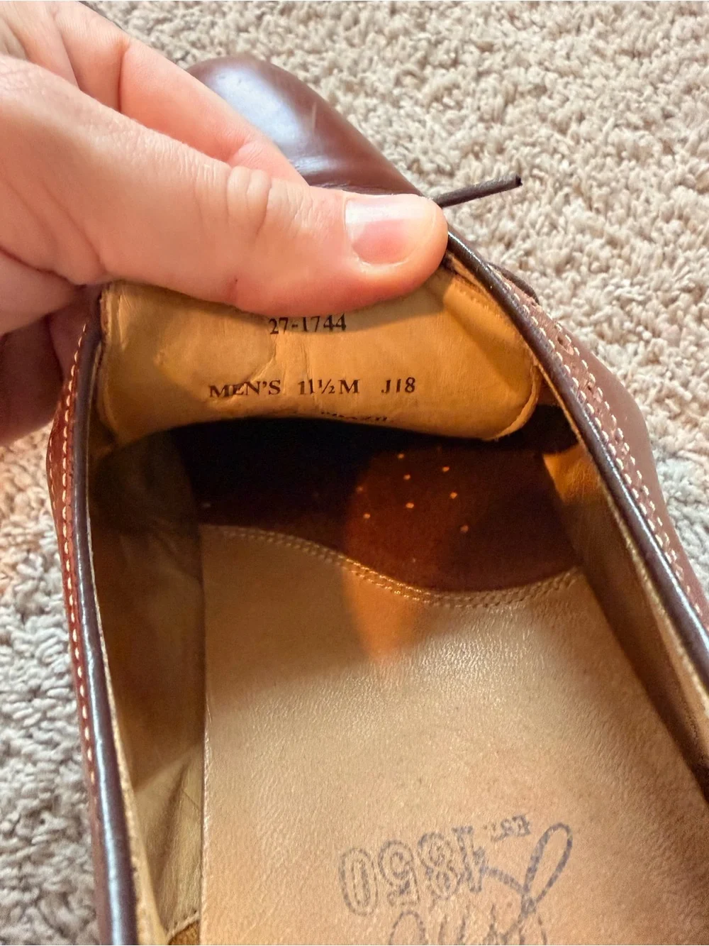 Johnston & Murphy classic brown